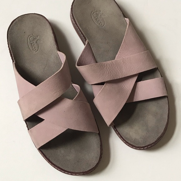 Chaco Wayfarer Slide - Mauve, size 8 - Picture 2 of 6